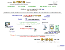 Tablet Screenshot of i-med-inc.com